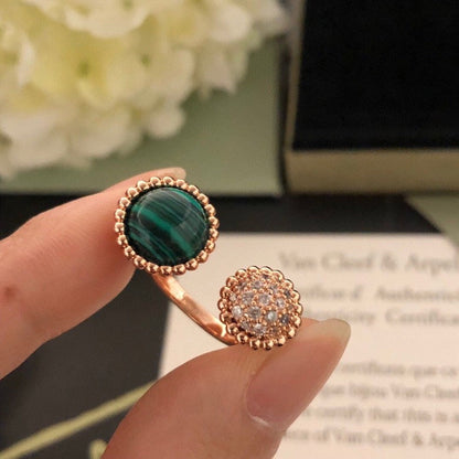 [Joyas Regalia] PERLEE COULEURS DIAMANTE ORO ROSA ENTRE EL ANILLO