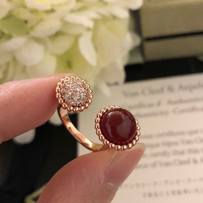 [Joyas Regalia] PERLEE COULEURS DIAMANTE ORO ROSA ENTRE EL ANILLO