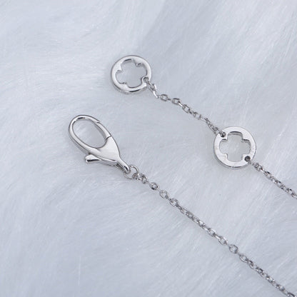 [Joyas Regalia] COLLAR FIOREVER CON CENTRO DE DIAMANTE